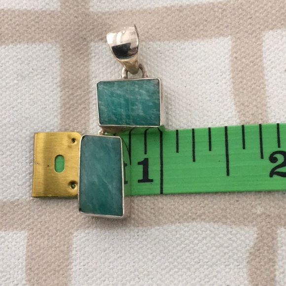 Sterling Apatite Pendant - Picture 4 of 4